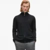 Giacca in maglia con zip Giacca in maglia con zip