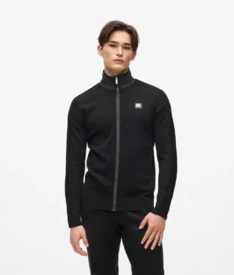 Giacca in maglia con zip