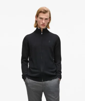 Giacca in maglia con zip