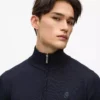 Giacca in maglia con zip Giacca in maglia con zip