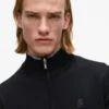 Giacca in maglia con zip Giacca in maglia con zip