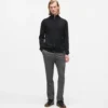 Giacca in maglia con zip Giacca in maglia con zip