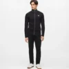 Giacca in maglia con zip Giacca in maglia con zip