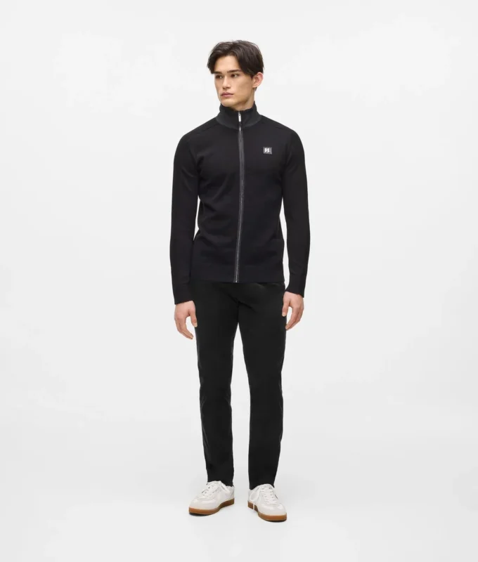Giacca in maglia con zip Giacca in maglia con zip