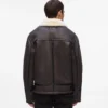 Giacca in shearling con monogramma Giacca in shearling con monogramma