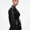 Giacca oversize in pelle Giacca oversize in pelle