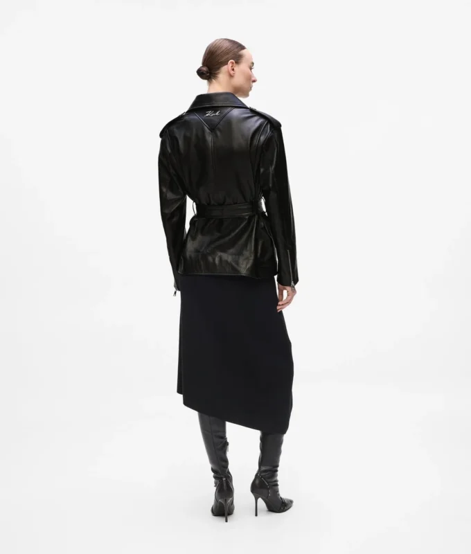 Giacca oversize in pelle Giacca oversize in pelle
