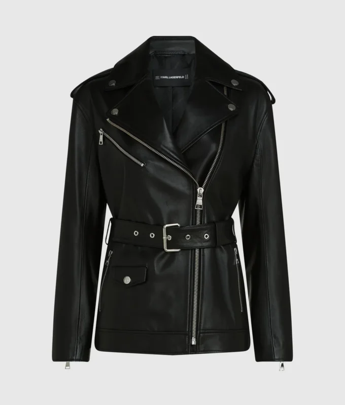 Giacca oversize in pelle Giacca oversize in pelle