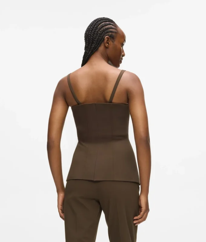 Gilet con scollo quadrato Gilet con scollo quadrato