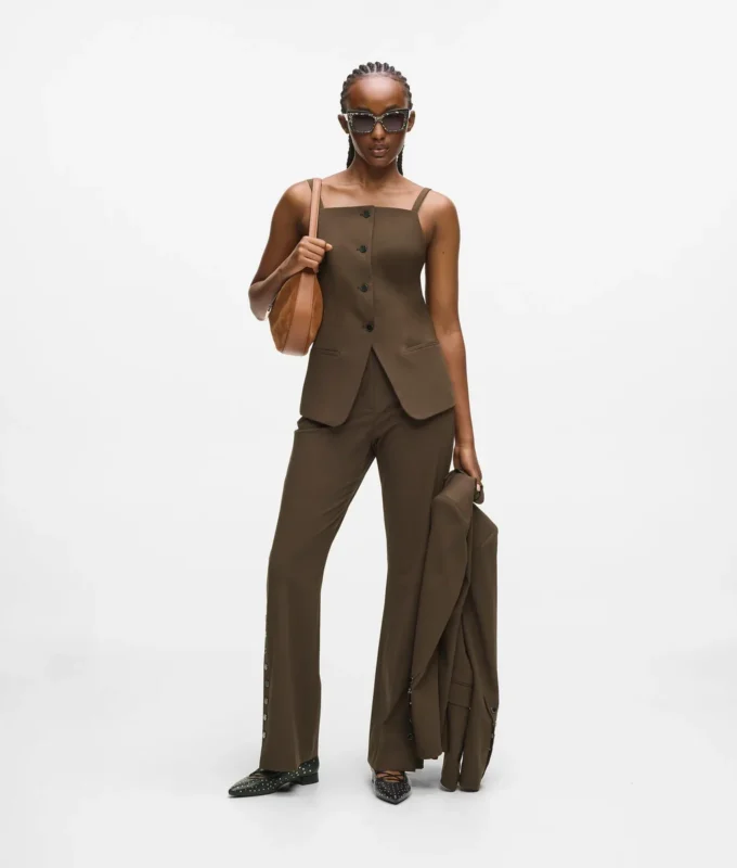 Gilet con scollo quadrato Gilet con scollo quadrato