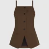 Gilet con scollo quadrato Gilet con scollo quadrato