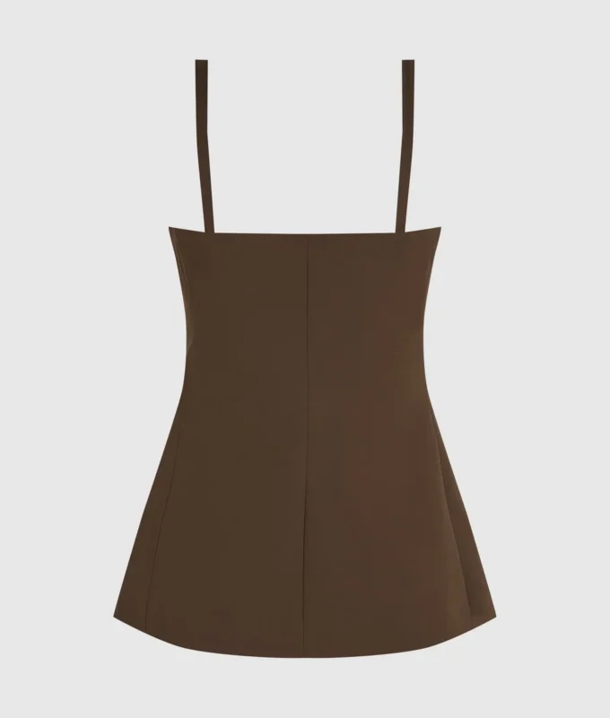 Gilet con scollo quadrato Gilet con scollo quadrato