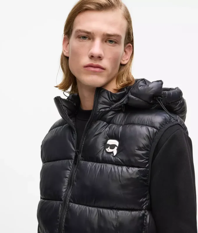 Gilet imbottito con cappuccio Ikon Gilet imbottito con cappuccio Ikon