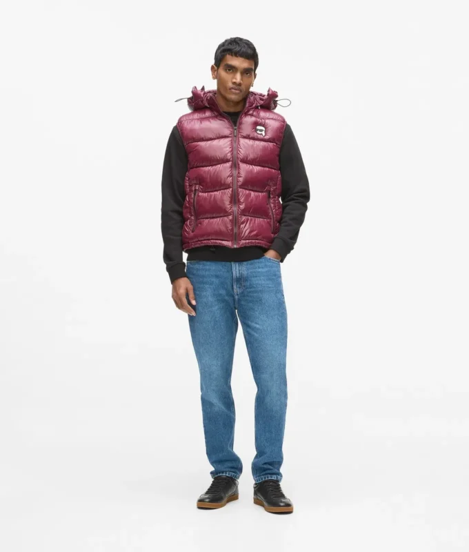 Gilet imbottito con cappuccio Ikon Gilet imbottito con cappuccio Ikon