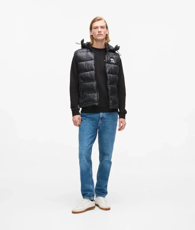 Gilet imbottito con cappuccio Ikon Gilet imbottito con cappuccio Ikon