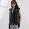 GILET IN ECOPELLE GILET IN ECOPELLE