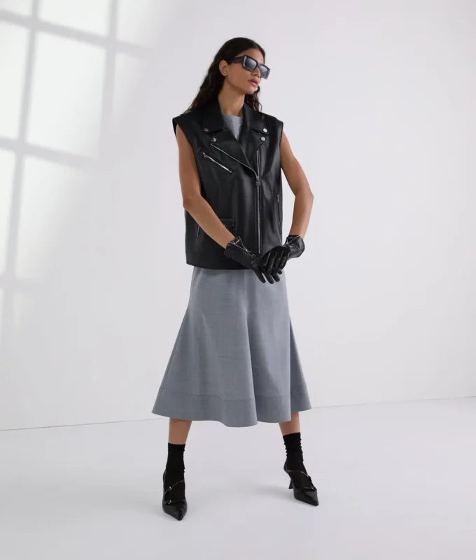 GILET IN ECOPELLE GILET IN ECOPELLE