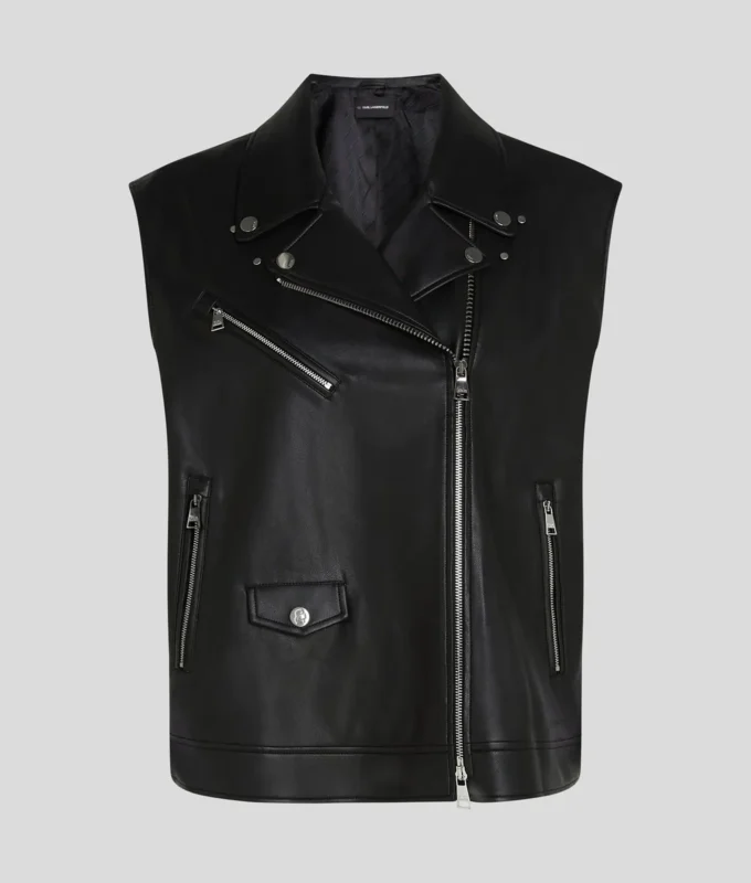 GILET IN ECOPELLE GILET IN ECOPELLE