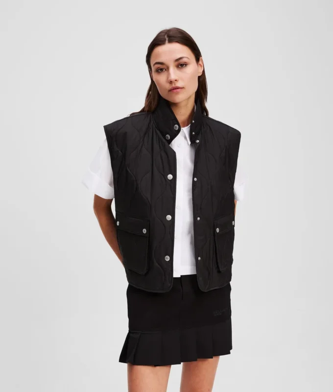 GILET TRAPUNTATO