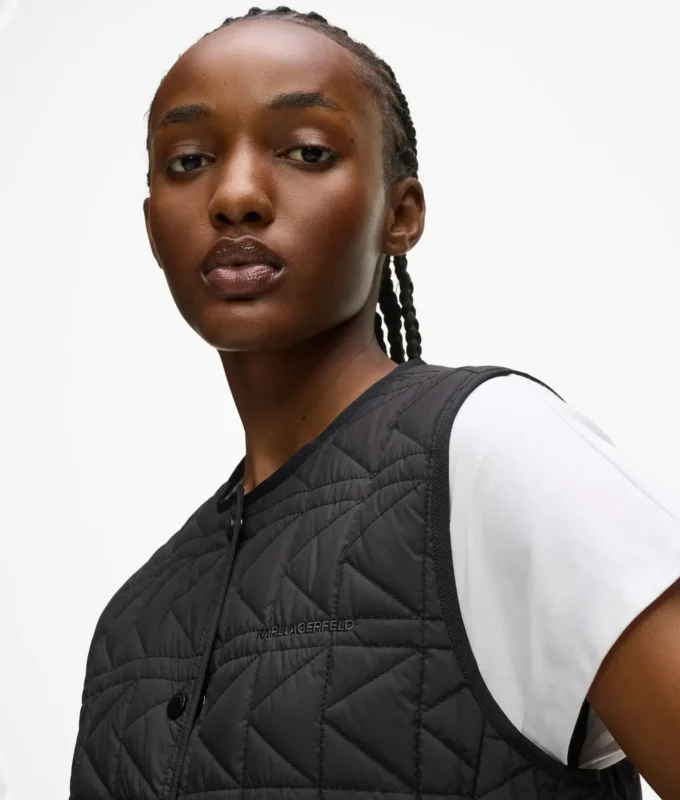 Gilet trapuntato leggero