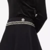 Gonna in maglia con dettagli bouclé Gonna in maglia con dettagli bouclé