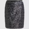 Gonna in tweed con paillettes Gonna in tweed con paillettes