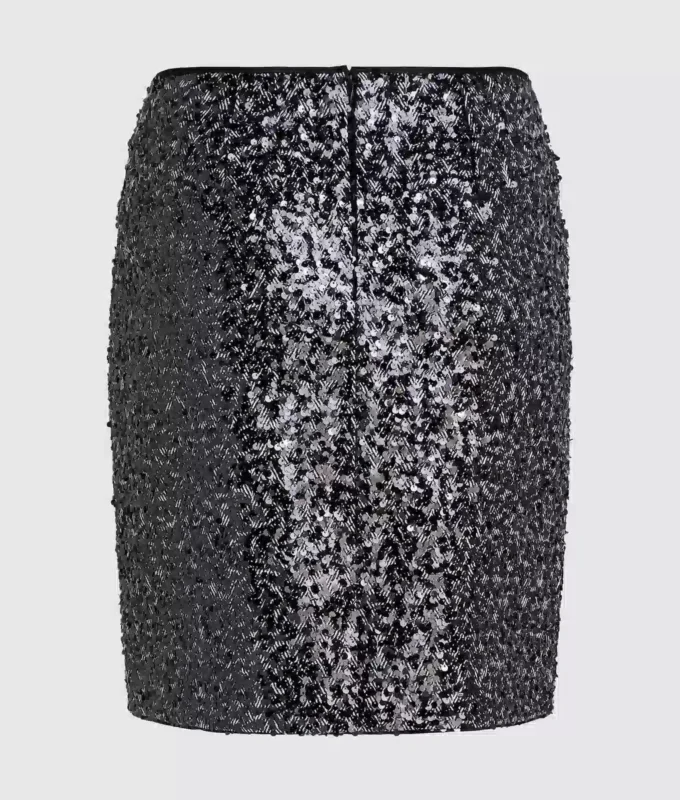 Gonna in tweed con paillettes Gonna in tweed con paillettes