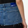 Gonna lunga con pannello in denim Gonna lunga con pannello in denim