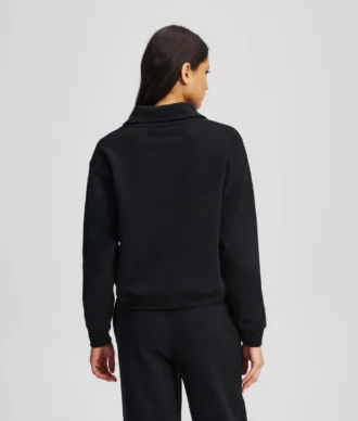 HOTEL KARL LOUNGEWEAR FELPA CON MEZZA ZIP