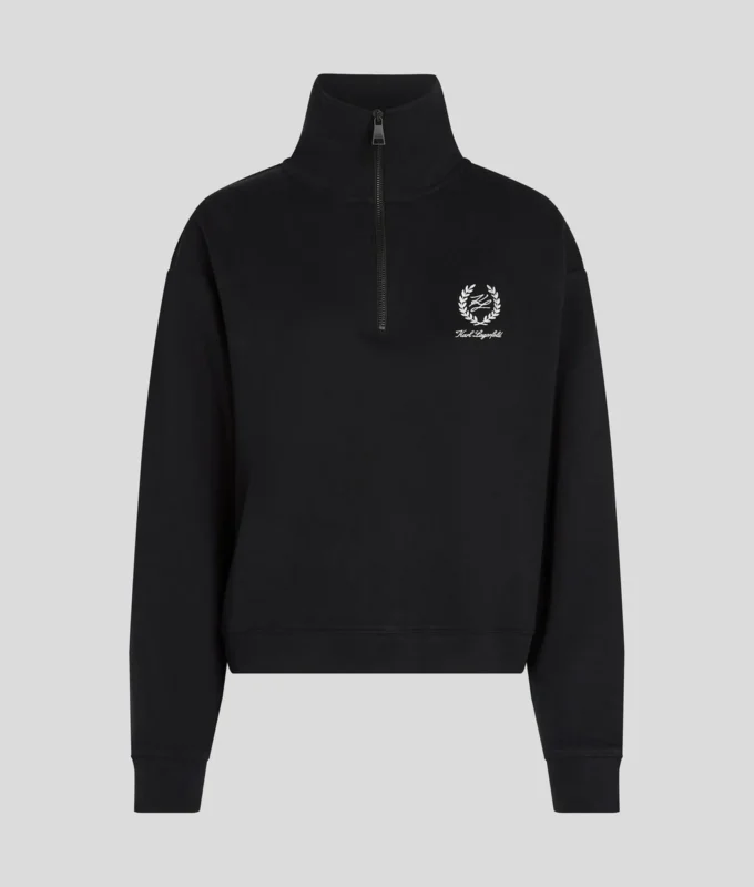HOTEL KARL LOUNGEWEAR FELPA CON MEZZA ZIP HOTEL KARL LOUNGEWEAR FELPA CON MEZZA ZIP