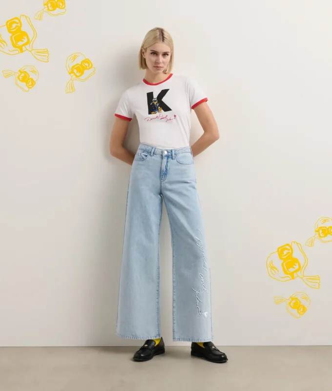 JEANS A GAMBA LARGA DISNEY X KL