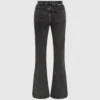 Jeans a vita alta con cuciture Jeans a vita alta con cuciture