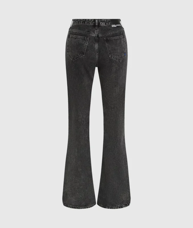 Jeans a vita alta con cuciture Jeans a vita alta con cuciture