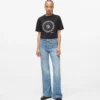 Jeans a vita alta svasati Jeans a vita alta svasati