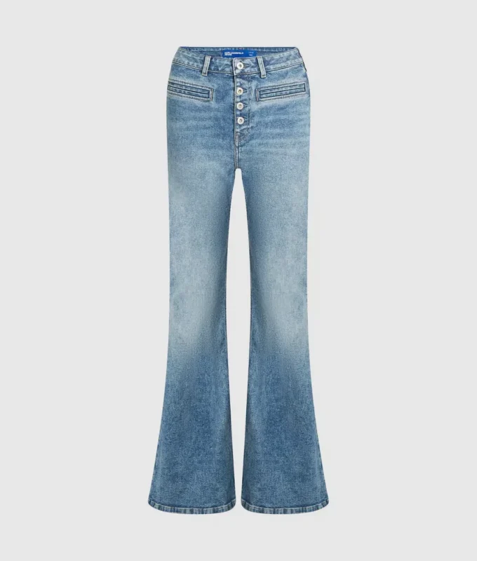 Jeans a vita alta svasati Jeans a vita alta svasati
