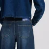 JEANS A VITA BASSA E GAMBA LARGA