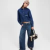 JEANS A VITA BASSA E GAMBA LARGA