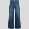 JEANS A VITA BASSA E GAMBA LARGA