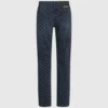 Jeans con monogramma su tutta la superficie Jeans con monogramma su tutta la superficie