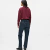 Jeans dritti a vita alta Jeans dritti a vita alta