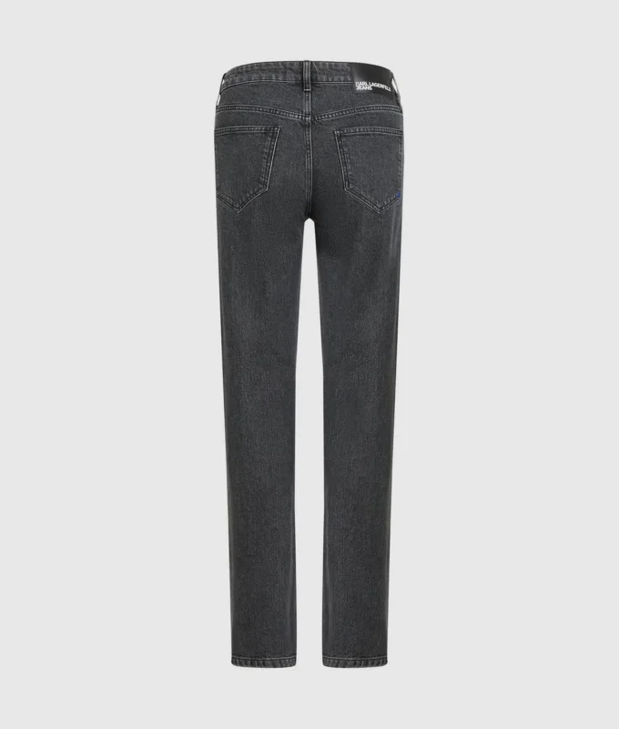 Jeans dritti a vita alta