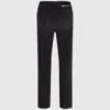 Jeans dritti a vita alta con spacchi sulle gambe