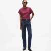 Jeans dritti con dettagli bottoni Jeans dritti con dettagli bottoni