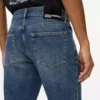 Jeans dritti con lavaggio vintage