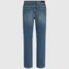 Jeans dritti con lavaggio vintage