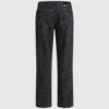 Jeans dritti con monogramma su tutta la superficie