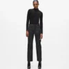 Jeans dritti con stampa all-over Jeans dritti con stampa all-over