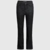 Jeans dritti con stampa all-over Jeans dritti con stampa all-over