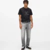 Jeans dritti lavati