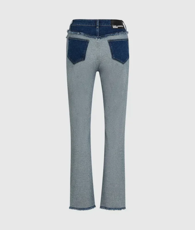 Jeans dritti rovesciati